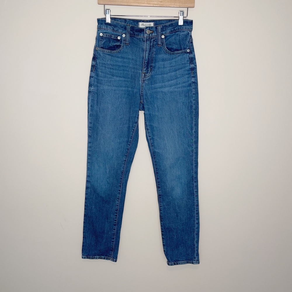 Madewell Medium Wash The High-Rise Slim Boyjean: Eco Edition Size 26